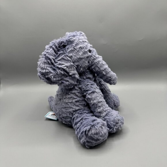 Jellycat Fuddlewuddle Elephant 9" Periwinkle Blue New Tags Authentic US Seller - Picture 4 of 8